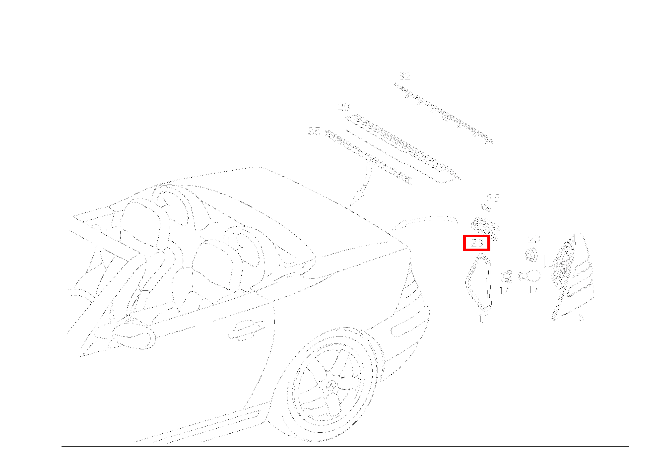 Kennzeichenleuchte SLK230 170