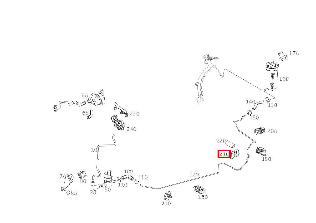 SCHLAUCHHALTER SCHLAUCH AN LEITUNG E400 CA 207 SCHLAUCHHALTER SCHLAUCH AN LEITUNG E400 CA 207