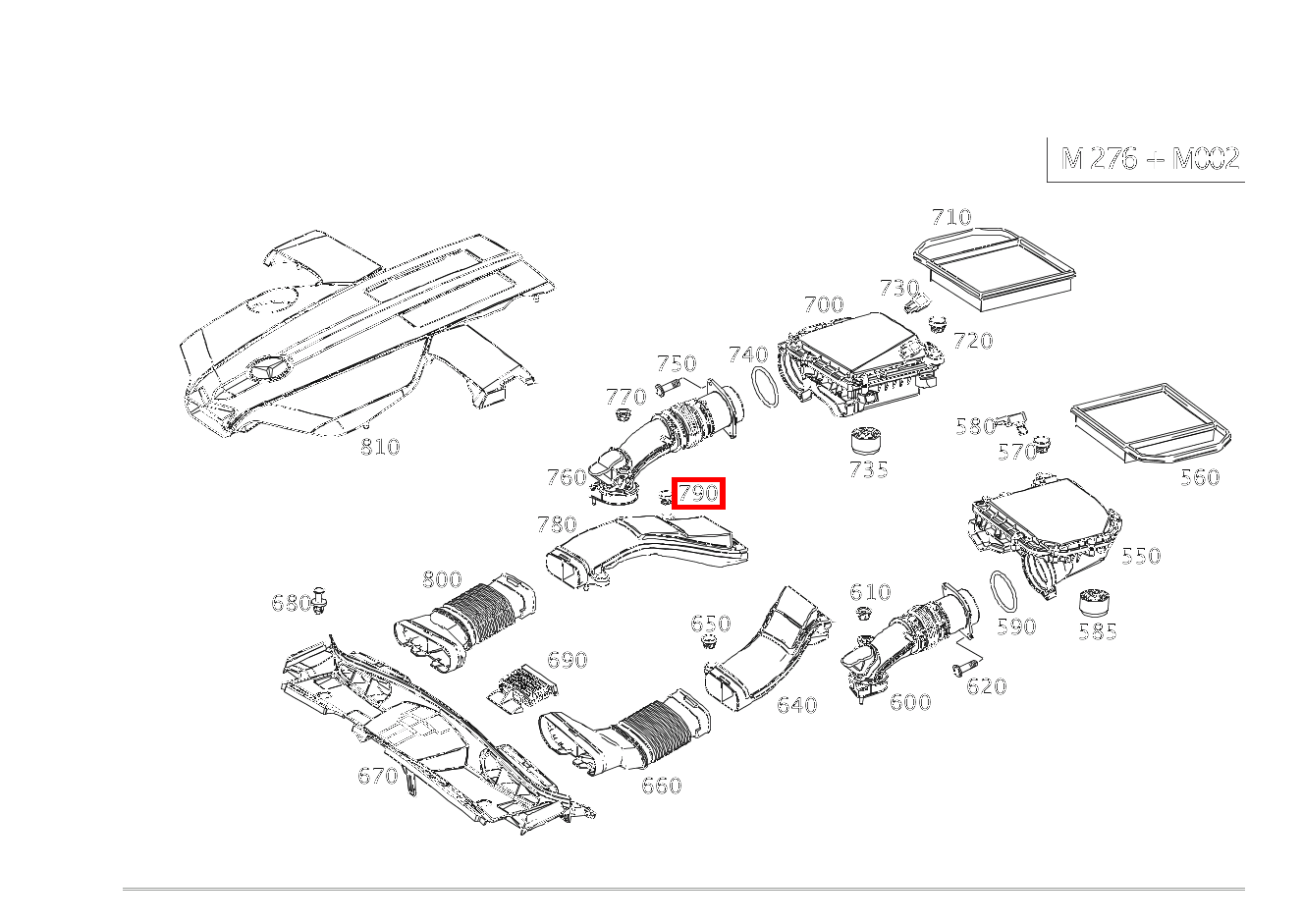 Puffer LUFTLEITUNG RECHTS CLS 450 4MATIC 218 Puffer LUFTLEITUNG RECHTS CLS 450 4MATIC 218
