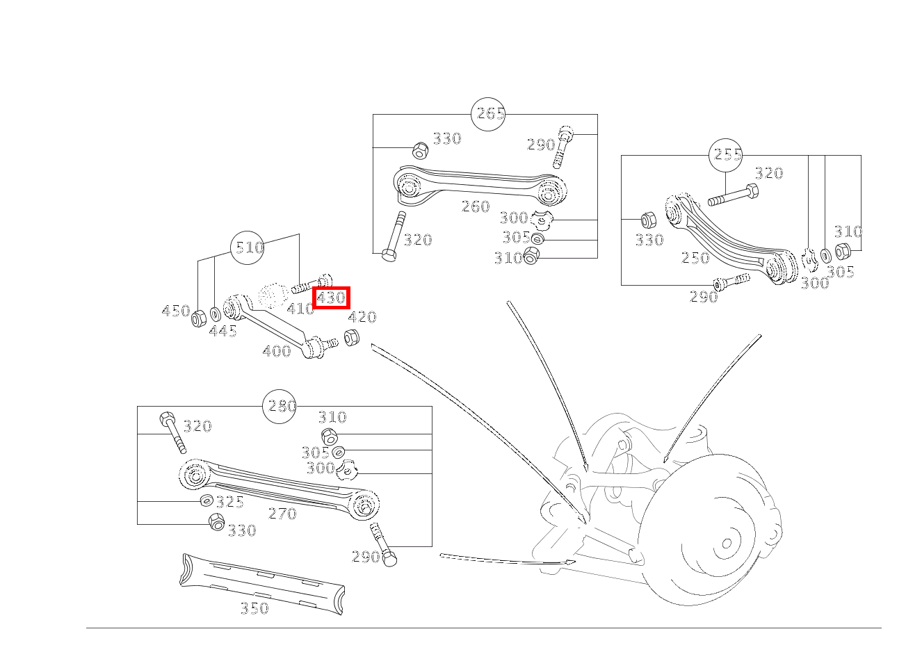 EXZENTERSCHRAUBE SPURSTANGE AN HINTERACHSTRAEGER; M12X1.5 X 67 SLK 55 AMG Roadster 171