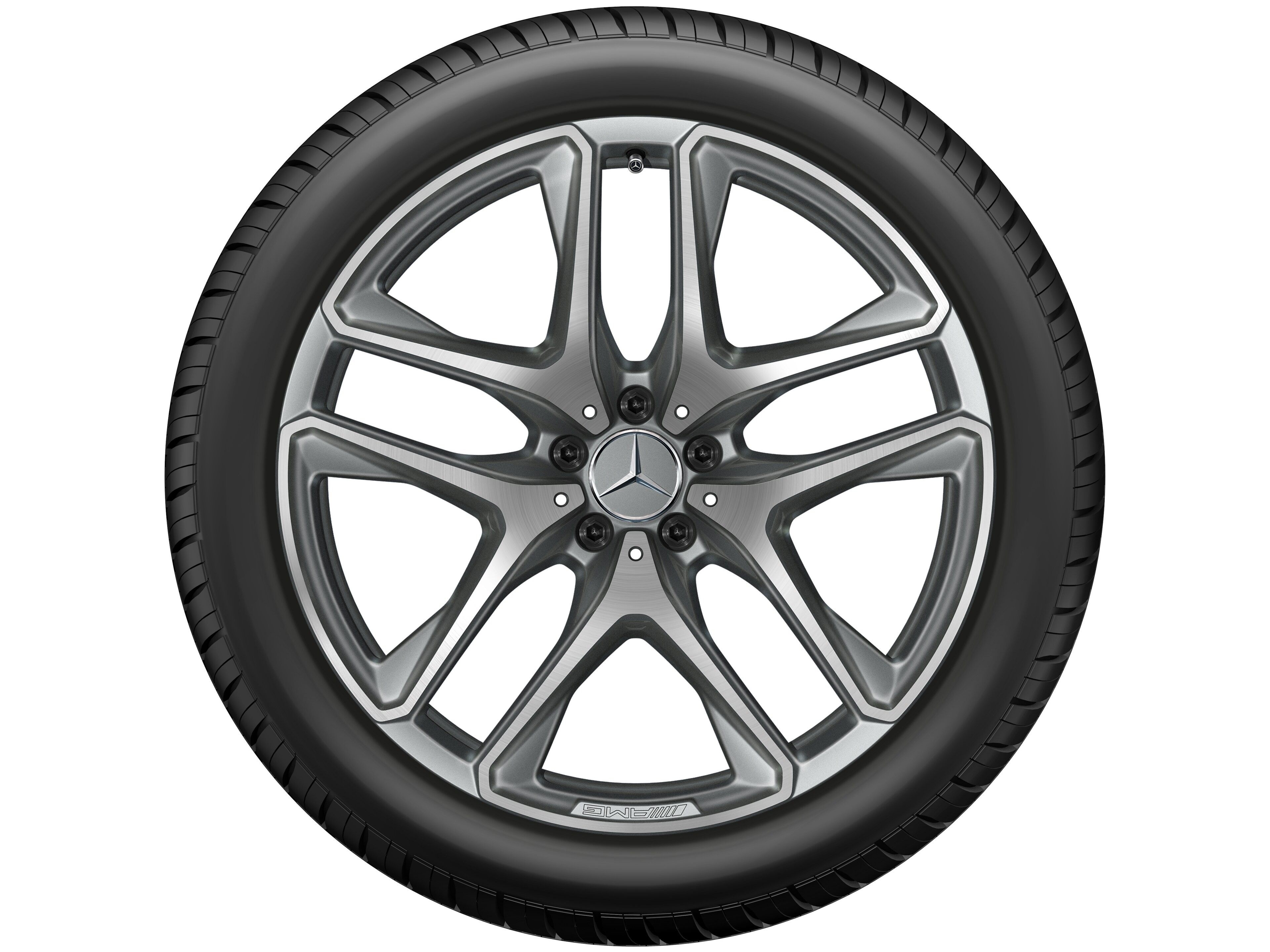 AMG 5-Doppelspeichen-Rad, 53,3 cm (21 Zoll), glanz