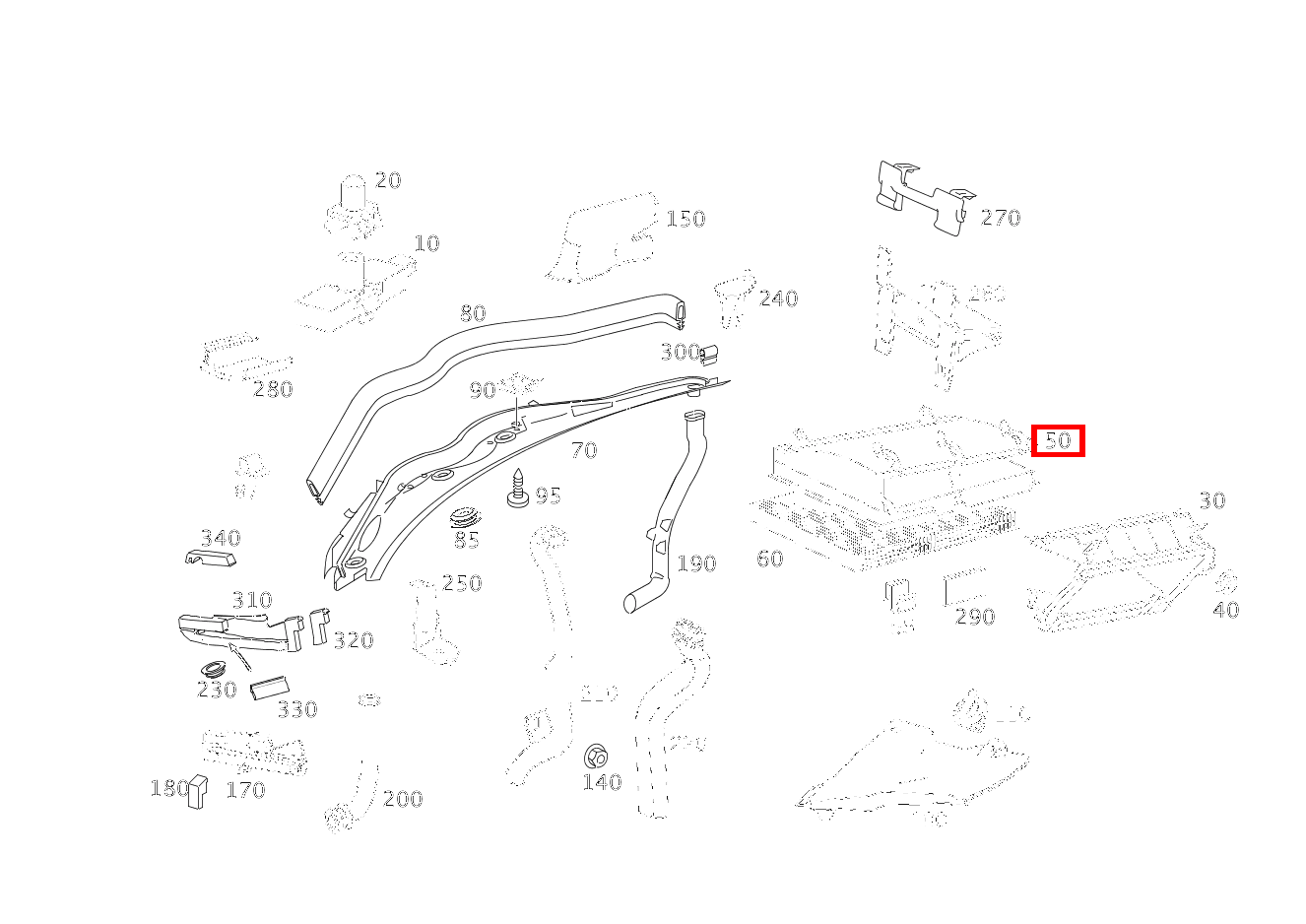 Filtergehäuse FILTER; FUER STAUB-/KOMBIFILTER RECHTSLENKER CL 200 KOMP 203 Filtergehäuse FILTER; FUER STAUB-/KOMBIFILTER RECHTSLENKER CL 200 KOMP 203