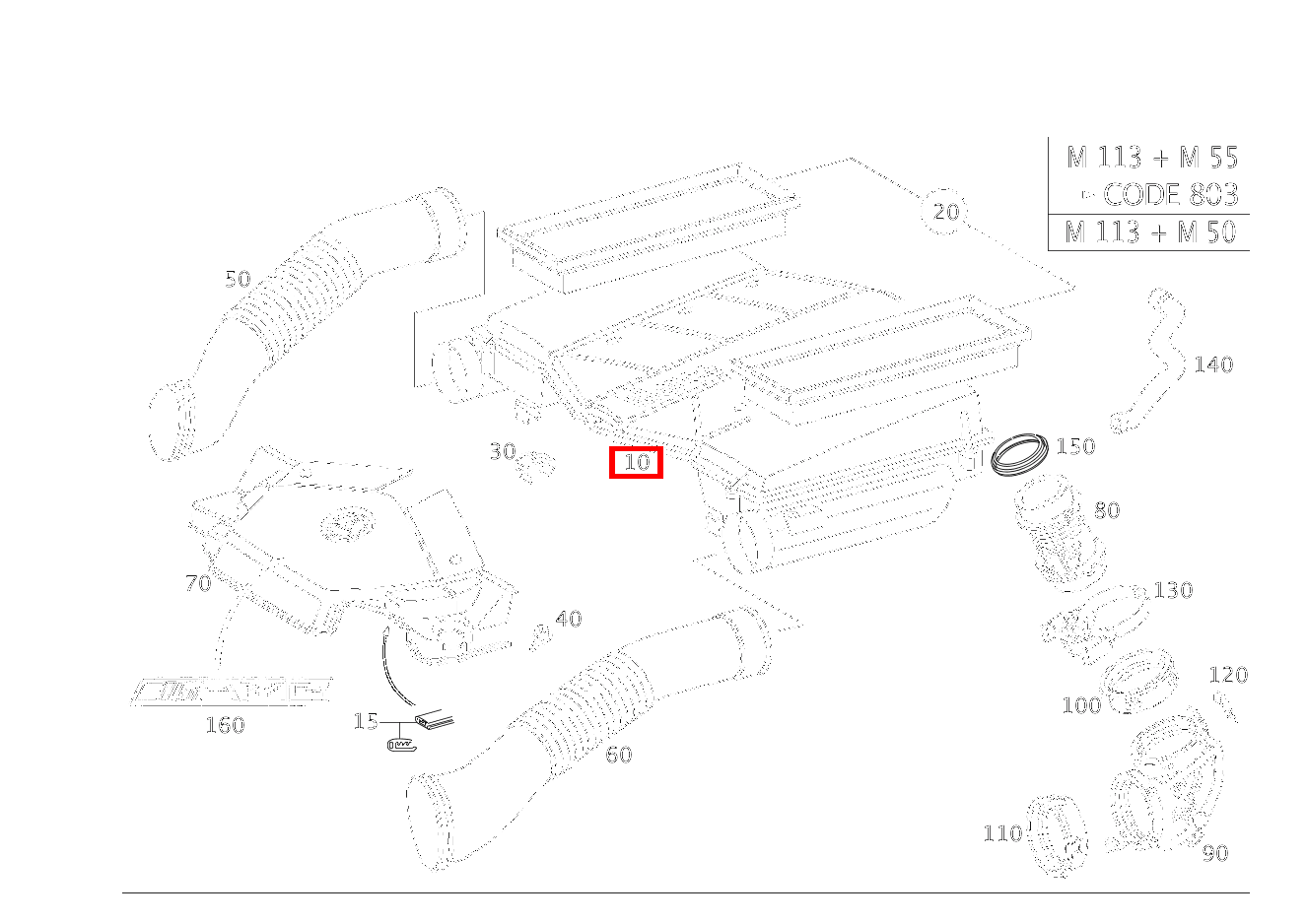 Luftfilter CL 55 AMG F1 215 Luftfilter CL 55 AMG F1 215