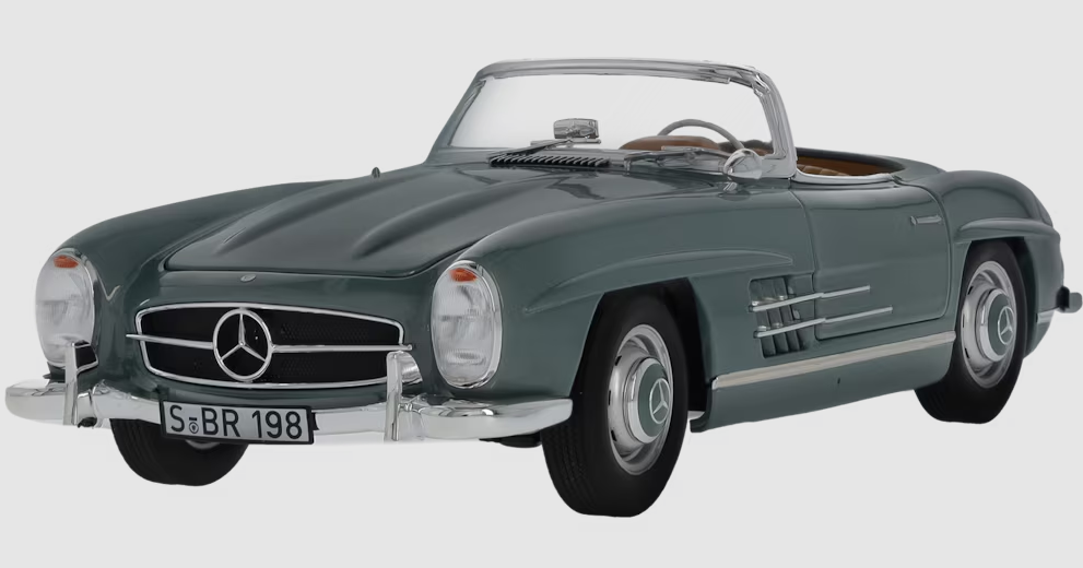 300 SL Roadster W 198 II (1957-1963) hellgrün, Norev, 1:18