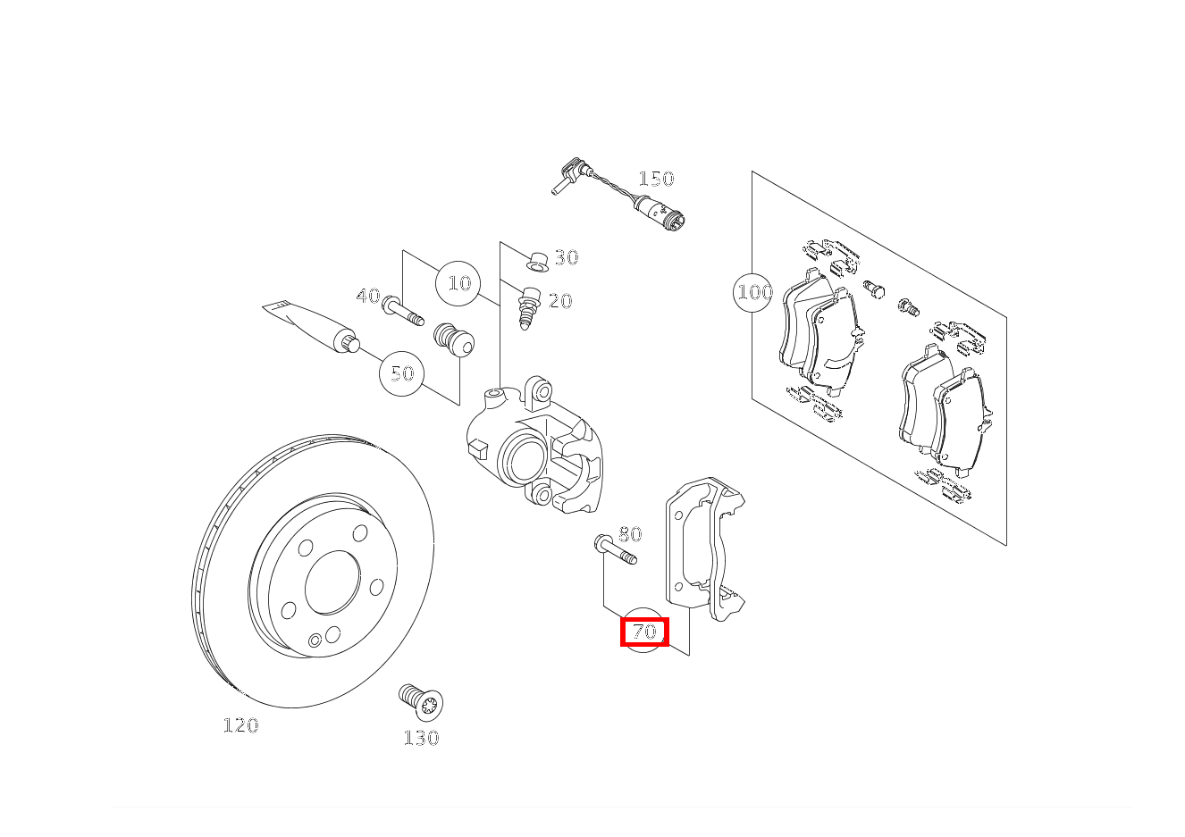 Bremsträger BREMSSATTEL AN ACHSSCHENKEL B 180 246 Bremsträger BREMSSATTEL AN ACHSSCHENKEL B 180 246