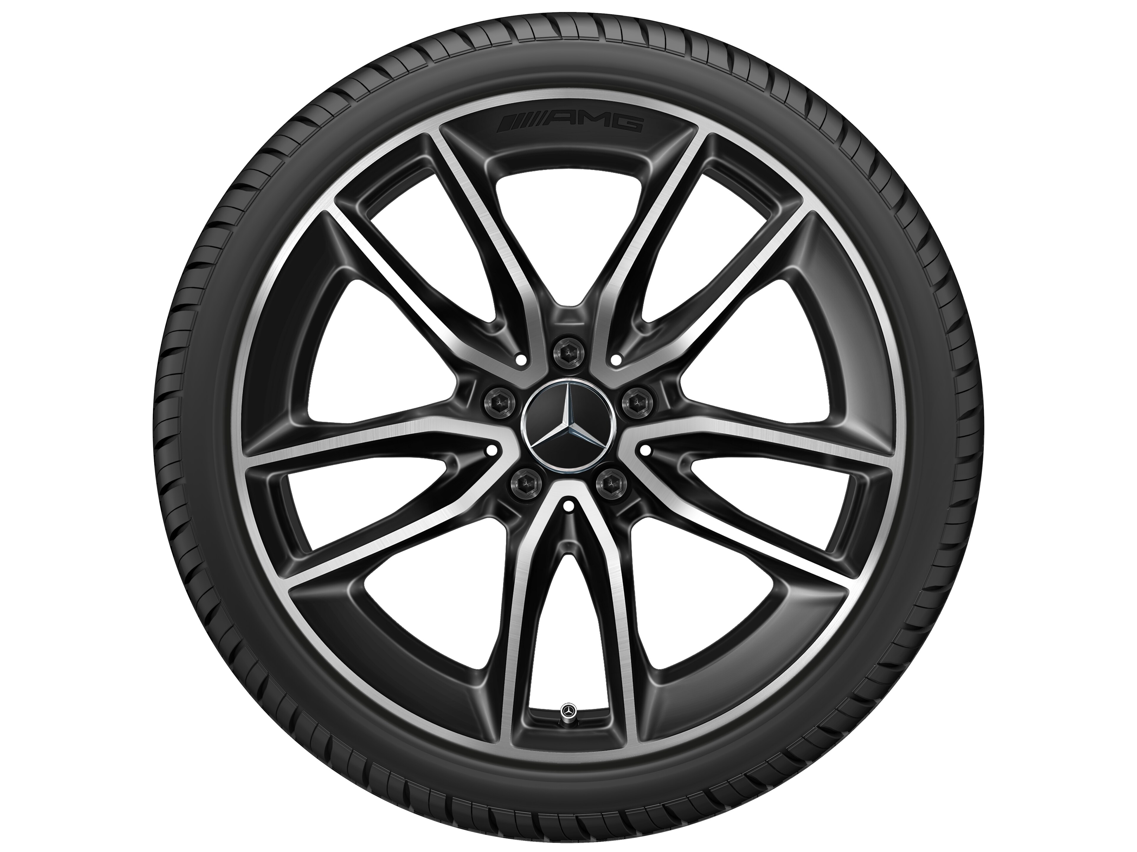 Mercedes-Benz - AMG 5-Doppelspeichen-Rad, 48,3 cm (19 Zoll), AMG 5-Doppelspeichen-Rad, 48,3 cm (19 Zoll),