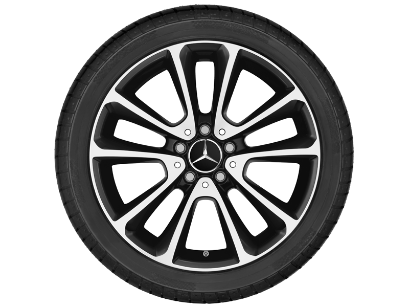 Original Mercedes-Benz 18 Zoll 5-Doppelspeichen-Rad schwarz  