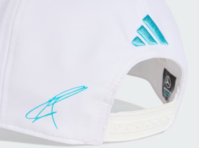 Cap, George Russell, Mercedes-AMG F1 weiß, Polyester (recycelt) Cap, George Russell, Mercedes-AMG F1 weiß, Polyester (recycelt)