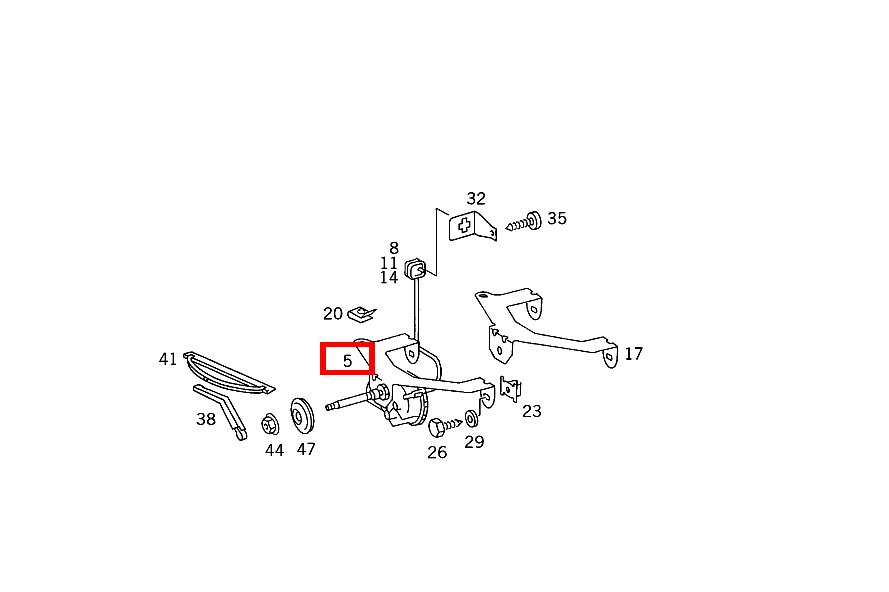 Wischermotor LINKS für SE-Klasse 126 kaufen