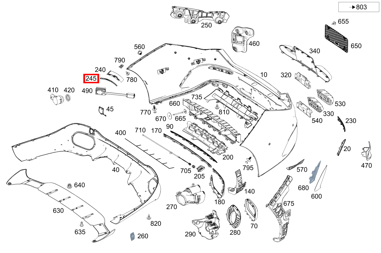 RADLAUFABDECKUNG Links Mercedes-AMG CLA 35 4MATIC Coupé 177