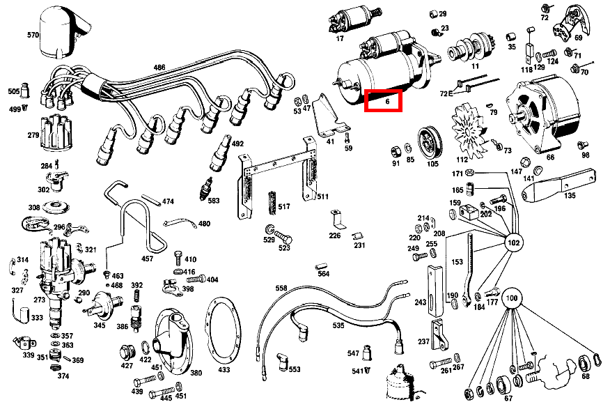 Starter B 170/180 M 266 111 Starter B 170/180 M 266 111
