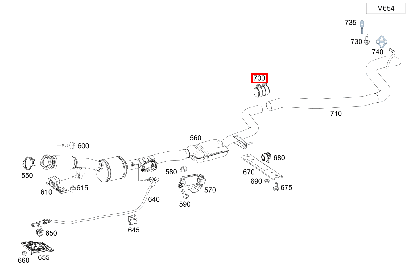 Rohrschelle Abgasanlage Abgasleitung vorn an Abgasleitung hinten  
