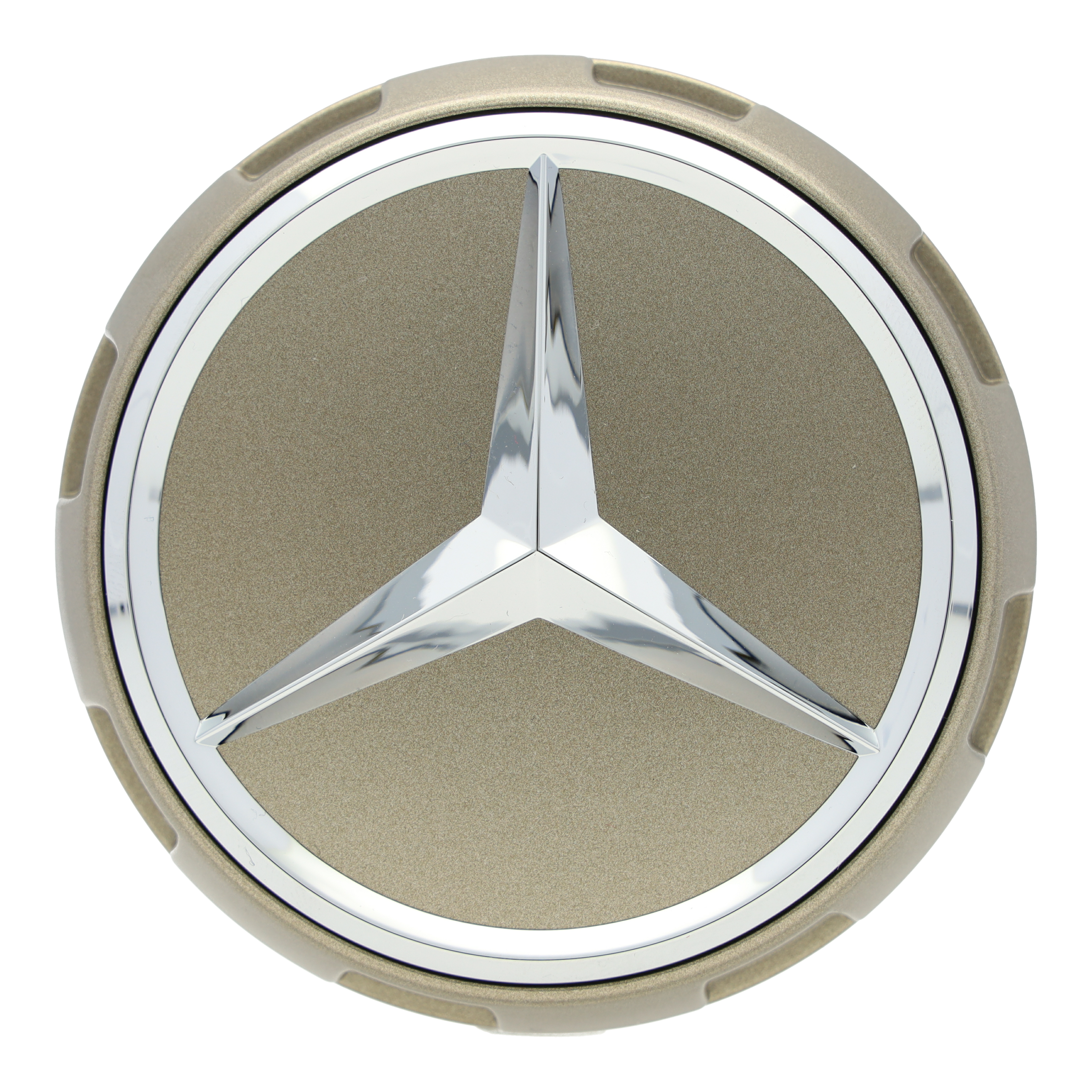Mercedes-Benz -  AMG Radnabenabdeckung, im Zentralverschlussdesign goldfarben