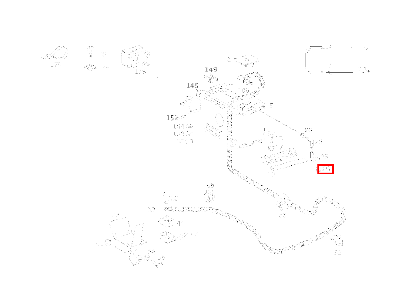 Durchführungstülle AN BATTERIE SEITLICH G 400 CDI 463