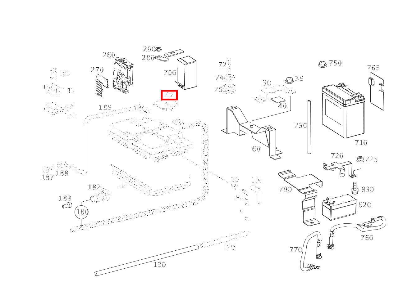 Schutzkappe Für Batterie G 500 Off-Roader lang BCA 463