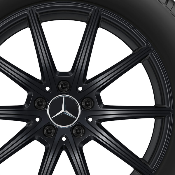 Original Mercedes-Benz 18 Zoll 5-Doppelspeichen-Rad schwarz matt 