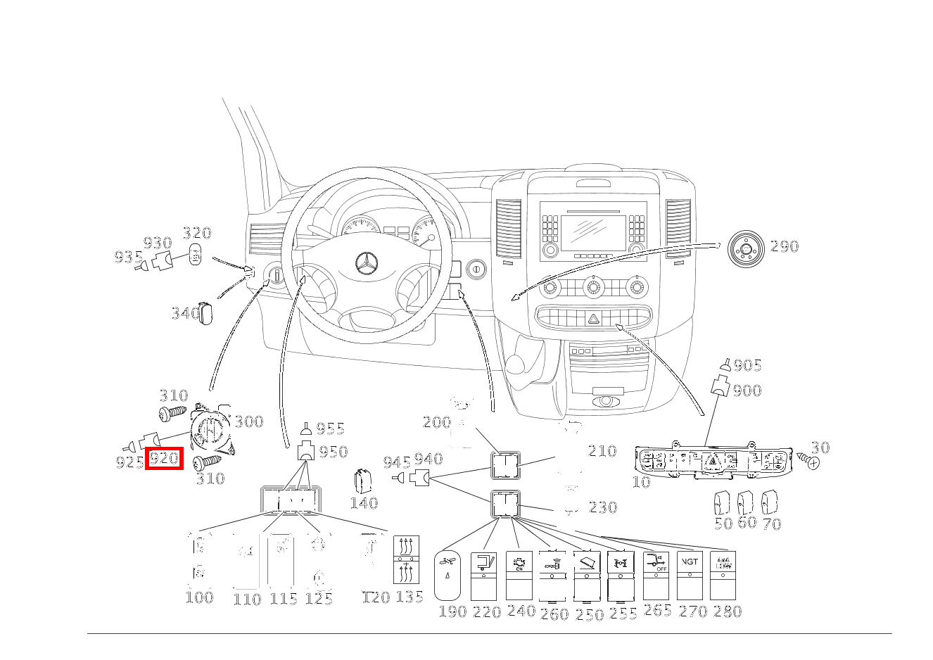 Steckdose Lichtschalter S1; 8-PIN MQS 906 Steckdose Lichtschalter S1; 8-PIN MQS 906