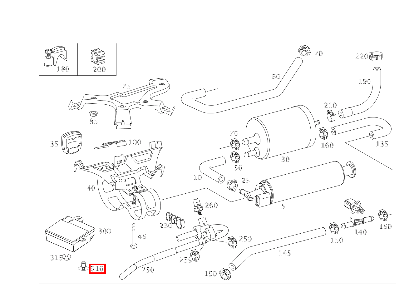 Sechskantmutter Mit Bund BEFESTIGUNG STEUERGERAET; 5 MM Maybach 62 S (langer Radstand) 240 Sechskantmutter Mit Bund BEFESTIGUNG STEUERGERAET; 5 MM Maybach 62 S (langer Radstand) 240