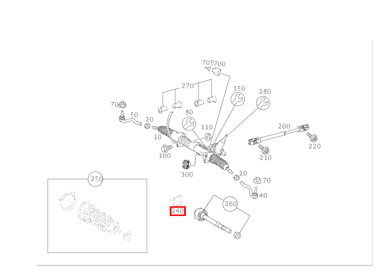 EINOHRKLEMME BEFESTIGUNG MANSCHETTE GL 500 4MATIC Off-Roader 164