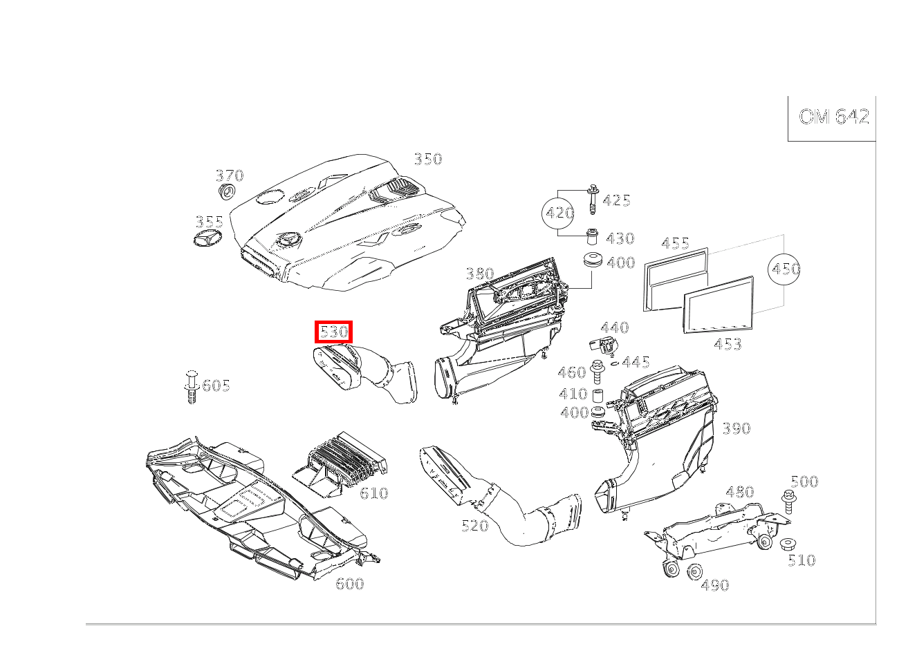Rohluftleitung Rechts CLS 350 SB 4Matic 218 Rohluftleitung Rechts CLS 350 SB 4Matic 218