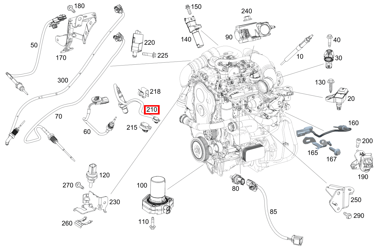 Lambdasonde C 200 T d BCA 205 Lambdasonde C 200 T d BCA 205