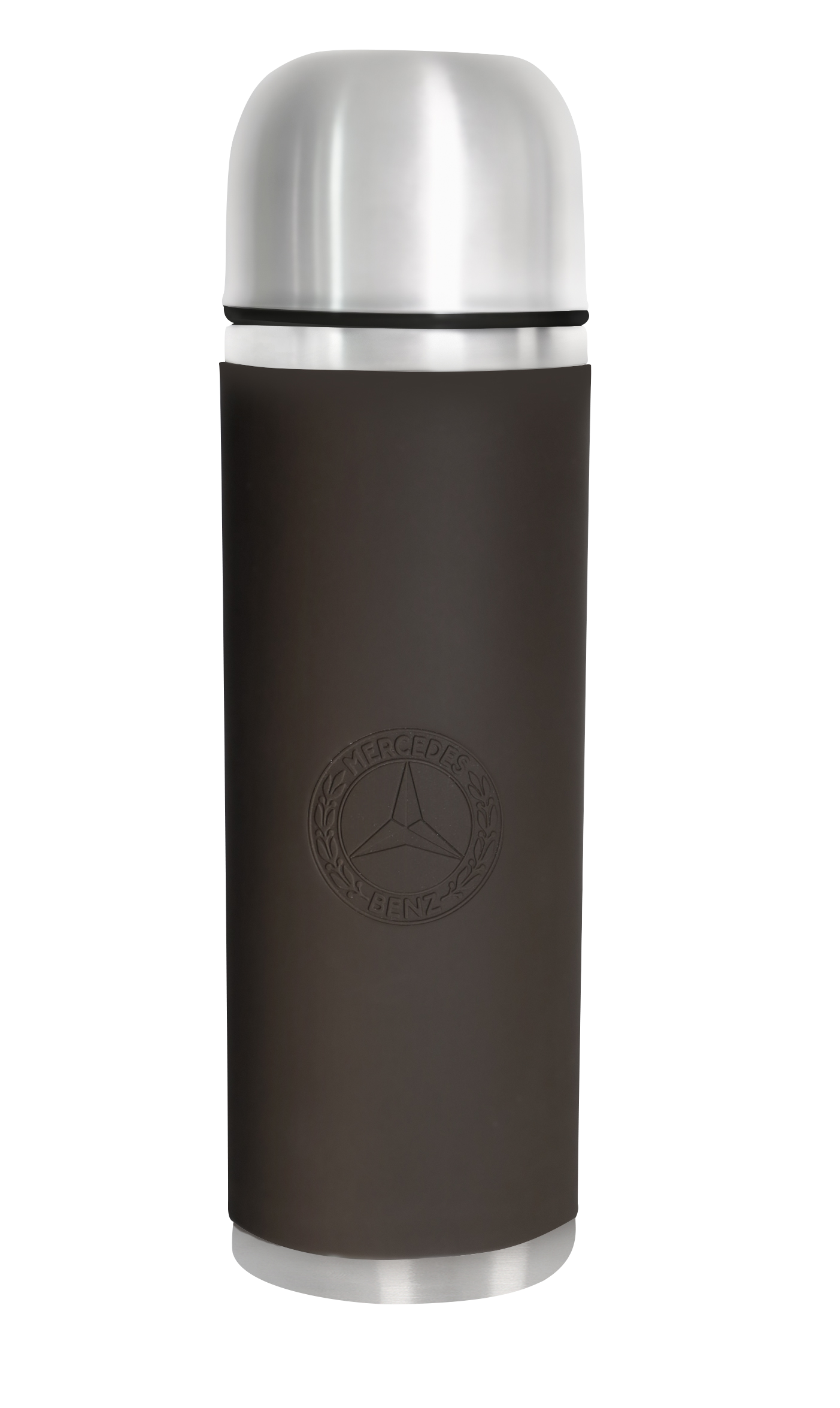 Mercedes-Benz -  Isolierflasche, 1,0 l braun, Edelstahl/Silikon/Kunststoff