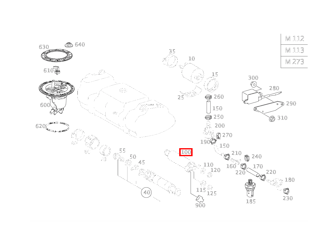 Fördereinheit KRAFTSTOFFPUMPE G 55 AMG KOMP 463 Fördereinheit KRAFTSTOFFPUMPE G 55 AMG KOMP 463