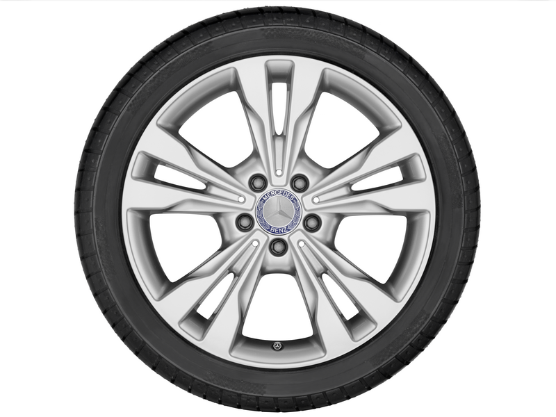 Original Mercedes-Benz 18 Zoll 5-Doppelspeichen-Rad vanadiumsilber