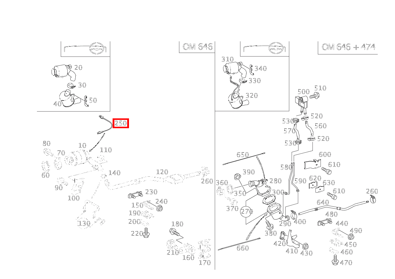 Lambdasonde VOR KATALYSATOR C 220 d T-Modell 205