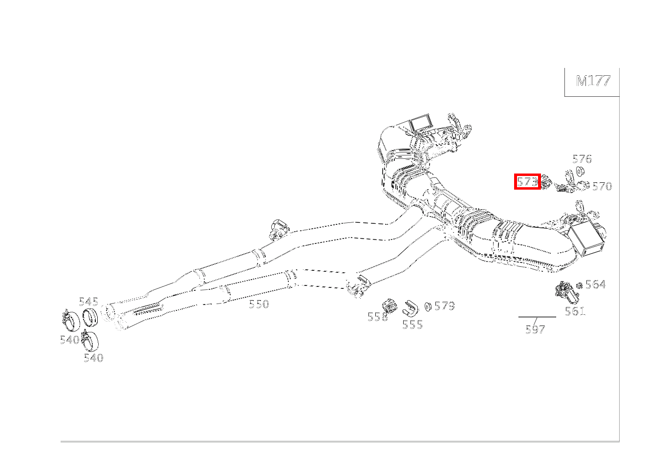 Aufhängering ABGASLEITUNG HINTEN LINKS UND RECHTS S 63 AMG 4MATIC+ Cabriolet 217 Aufhängering ABGASLEITUNG HINTEN LINKS UND RECHTS S 63 AMG 4MATIC+ Cabriolet 217