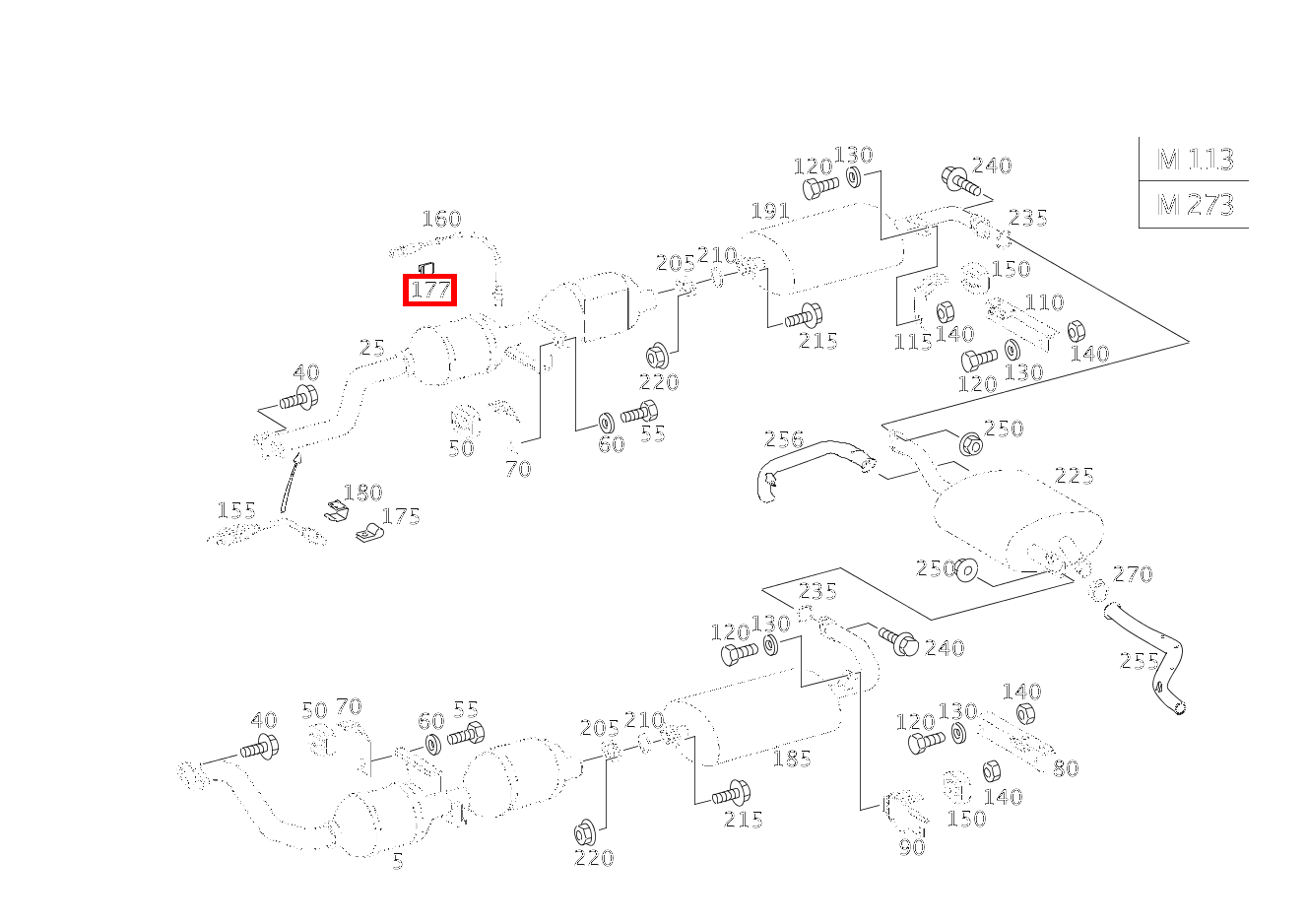 Klammer BEF.LAMBDASONDE SLC 107, SE 126, SEL 109 und weitere kaufen
