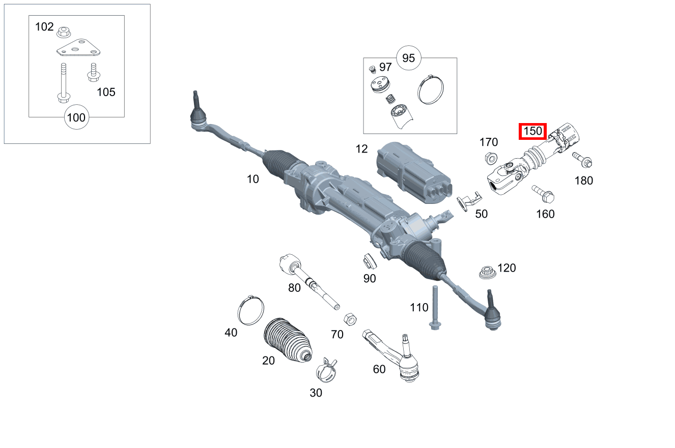 Lenkungskupplung C 300 4MATIC 274920 205