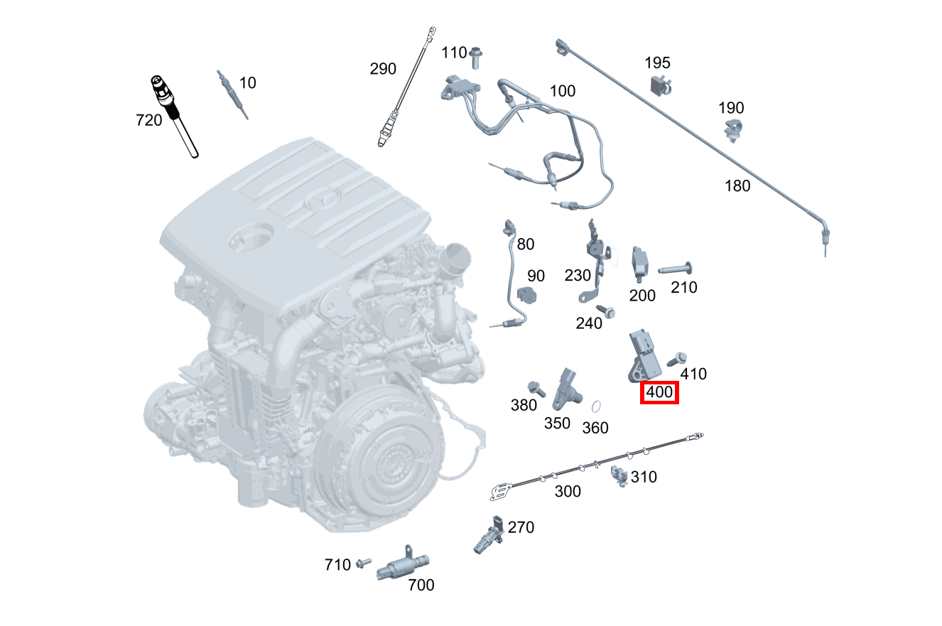 DRUCK- UND TEMP.SENSOR Vor Drosselklappe CLA 180 d Shooting Brake 118 DRUCK- UND TEMP.SENSOR Vor Drosselklappe CLA 180 d Shooting Brake 118