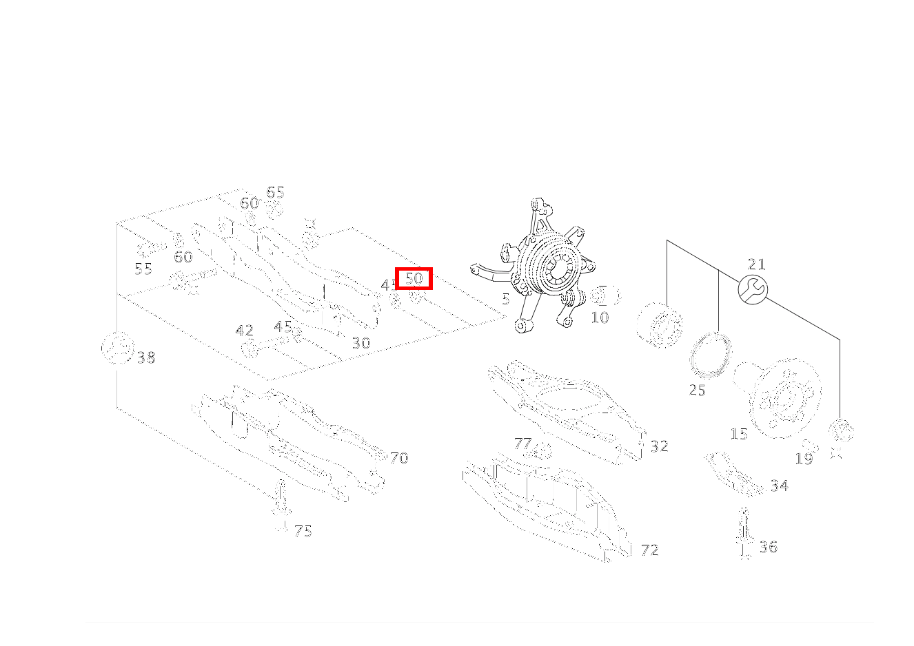 Sechskantmutter FEDERLENKER AN RADTRAEGER RECHTS; M14X1,5 S 350 L 4-MATIC 220 Sechskantmutter FEDERLENKER AN RADTRAEGER RECHTS; M14X1,5 S 350 L 4-MATIC 220