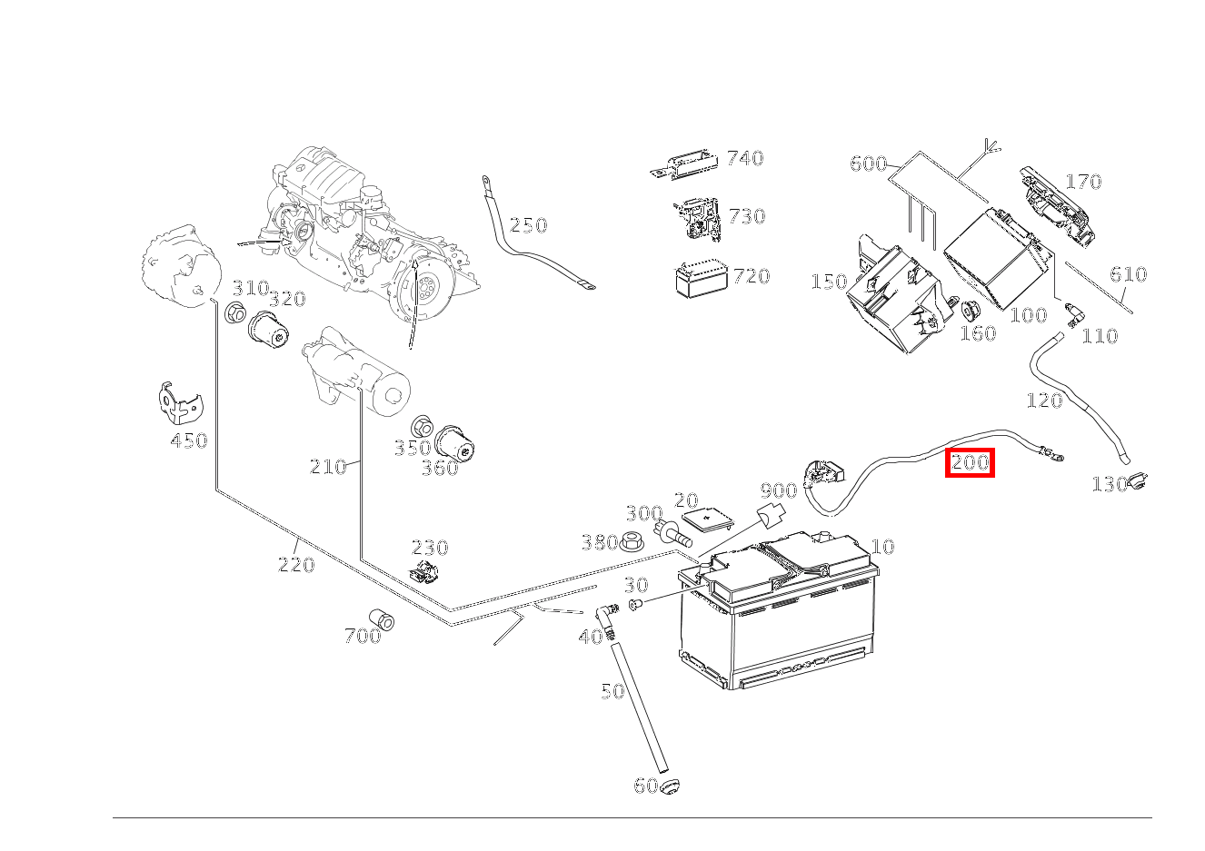 MASSELEITUNG MIT SENSOR Masseleitung mit Batteriesensor B180 BE 246 MASSELEITUNG MIT SENSOR Masseleitung mit Batteriesensor B180 BE 246