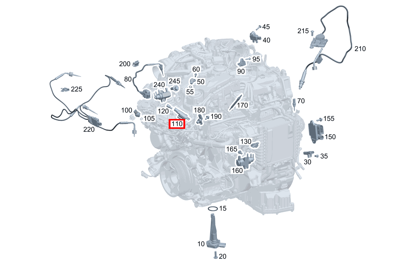 UMSCHALTVENTIL Abgasrückführung CLA 220 d Coupé BCA 118 UMSCHALTVENTIL Abgasrückführung CLA 220 d Coupé BCA 118
