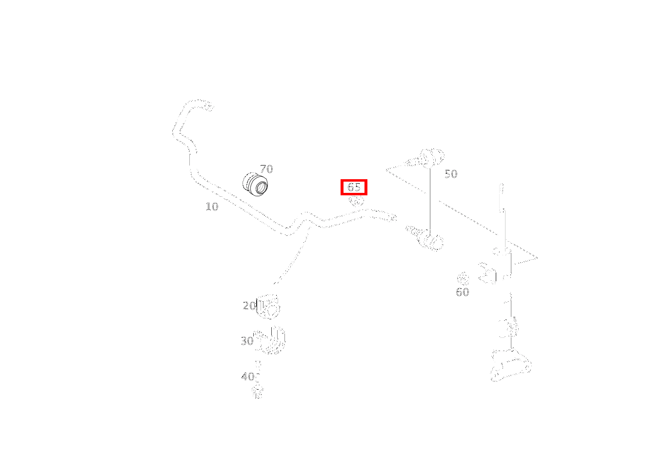 Mutter STANGE AN DREHSTAB; M12X1.5 E 200 T-Limousine 210 Mutter STANGE AN DREHSTAB; M12X1.5 E 200 T-Limousine 210