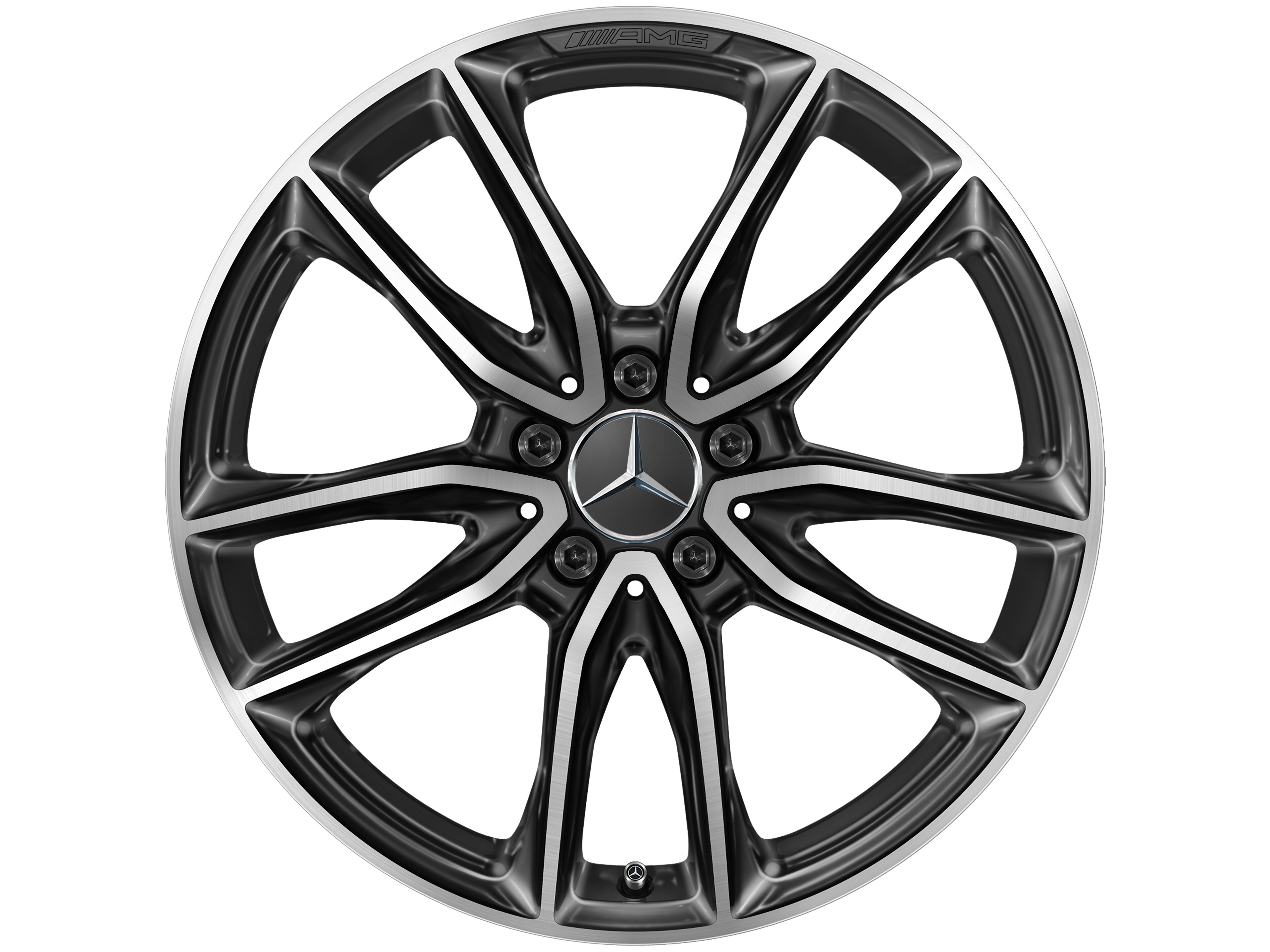 Mercedes-Benz - AMG 5-Doppelspeichen-Rad, 48,3 cm (19 Zoll), AMG 5-Doppelspeichen-Rad, 48,3 cm (19 Zoll),