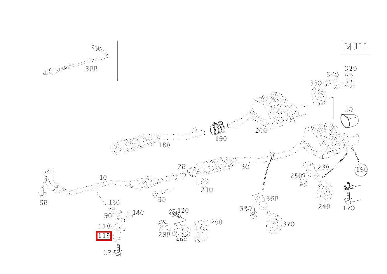 Unterlegplatte AUSPUFFROHR VORN AN GETRIEBE CL 230 Kompressor 203 Unterlegplatte AUSPUFFROHR VORN AN GETRIEBE CL 230 Kompressor 203