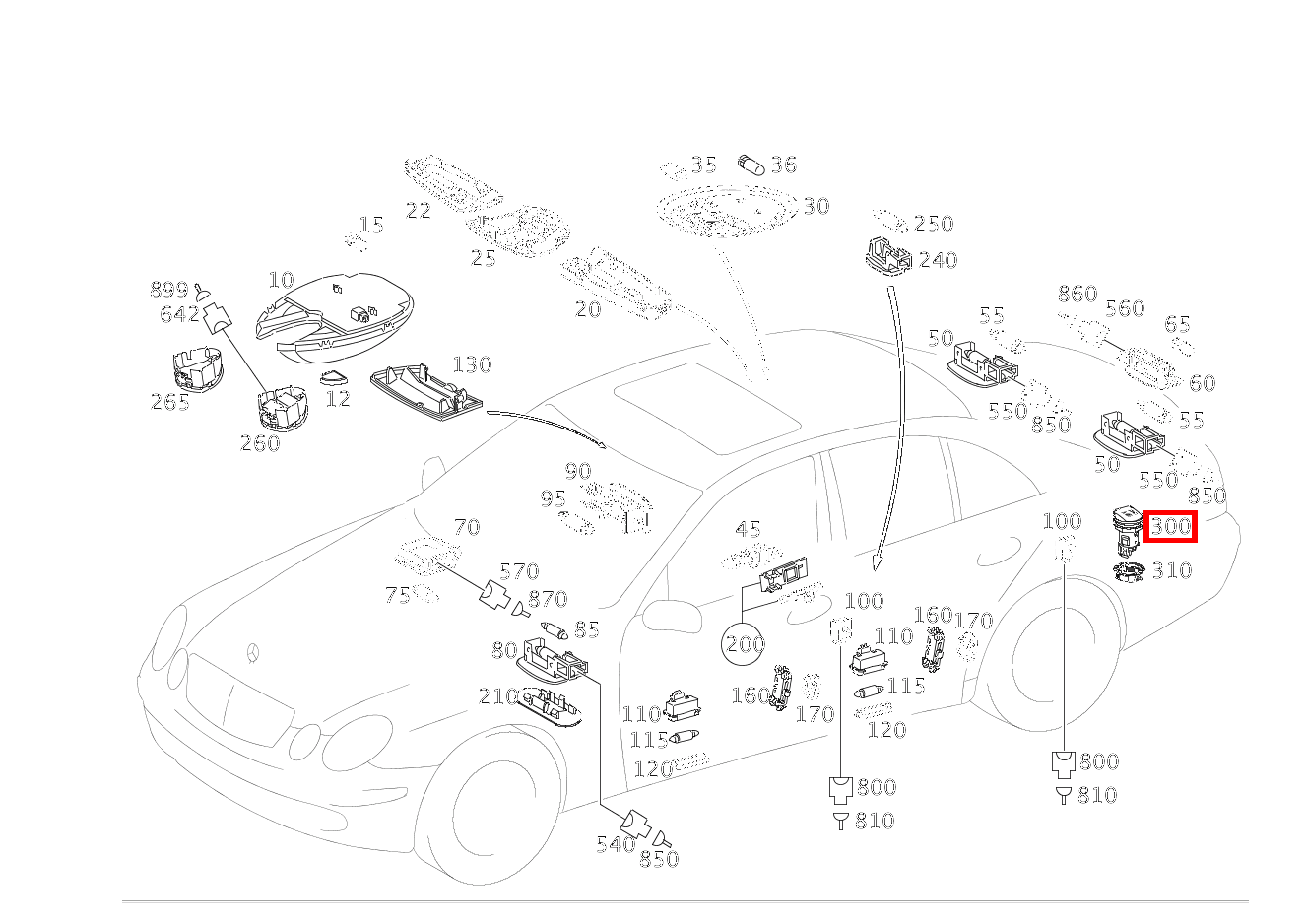 Steckdose IM KOFFERRAUM LINKS 12V E 350 CGI Limousine 211 Steckdose IM KOFFERRAUM LINKS 12V E 350 CGI Limousine 211