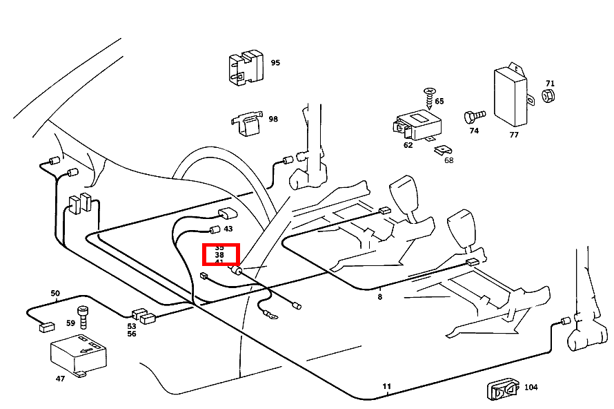 GEHAEUSEOBERTEIL TO 011 545 10 28 560 SEC-126 126 GEHAEUSEOBERTEIL TO 011 545 10 28 560 SEC-126 126