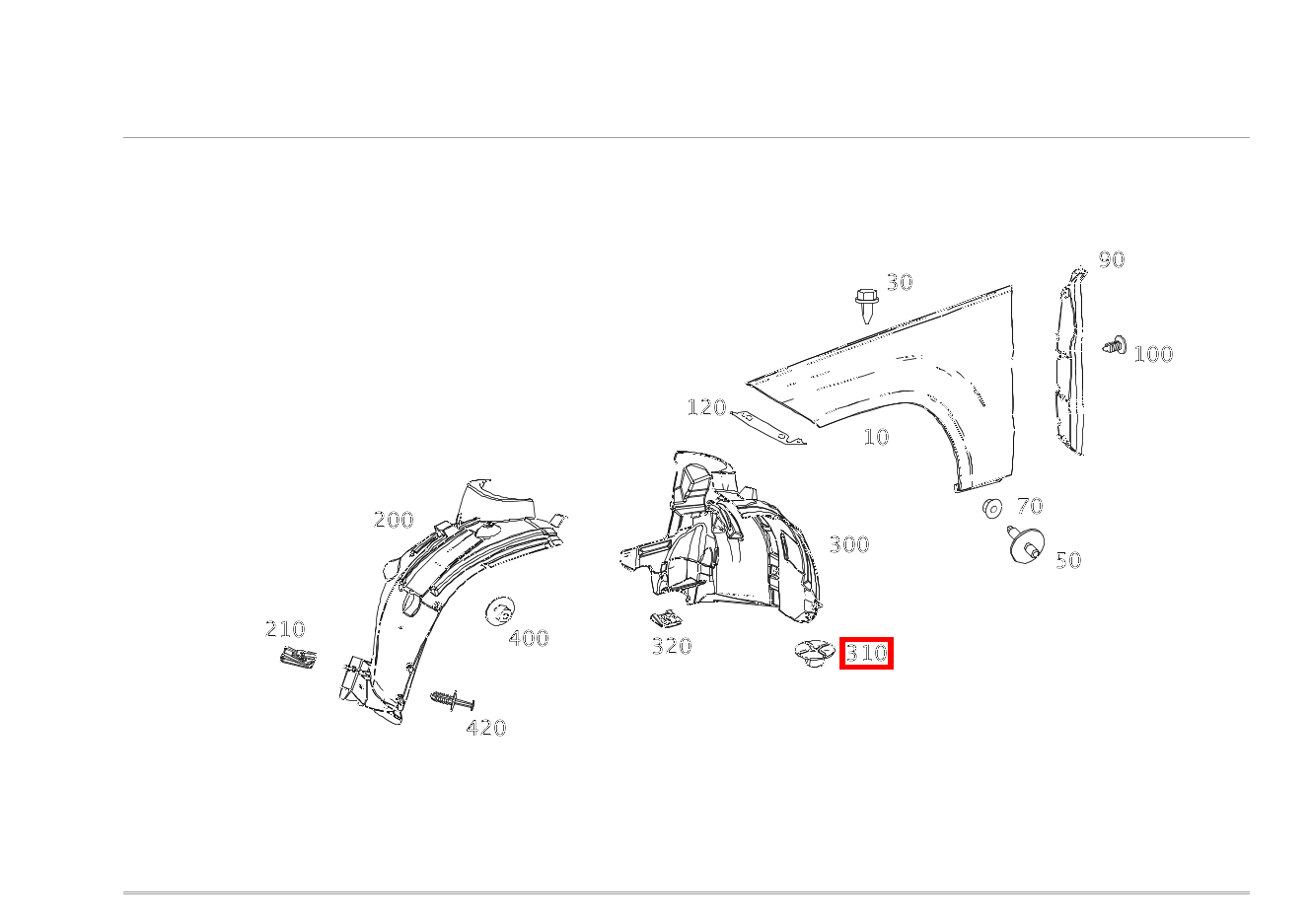 KUNSTSTOFFMUTTER Abdeckung an Unterbodenverkleidung, rechts GLK 350 4MATIC 204 KUNSTSTOFFMUTTER Abdeckung an Unterbodenverkleidung, rechts GLK 350 4MATIC 204