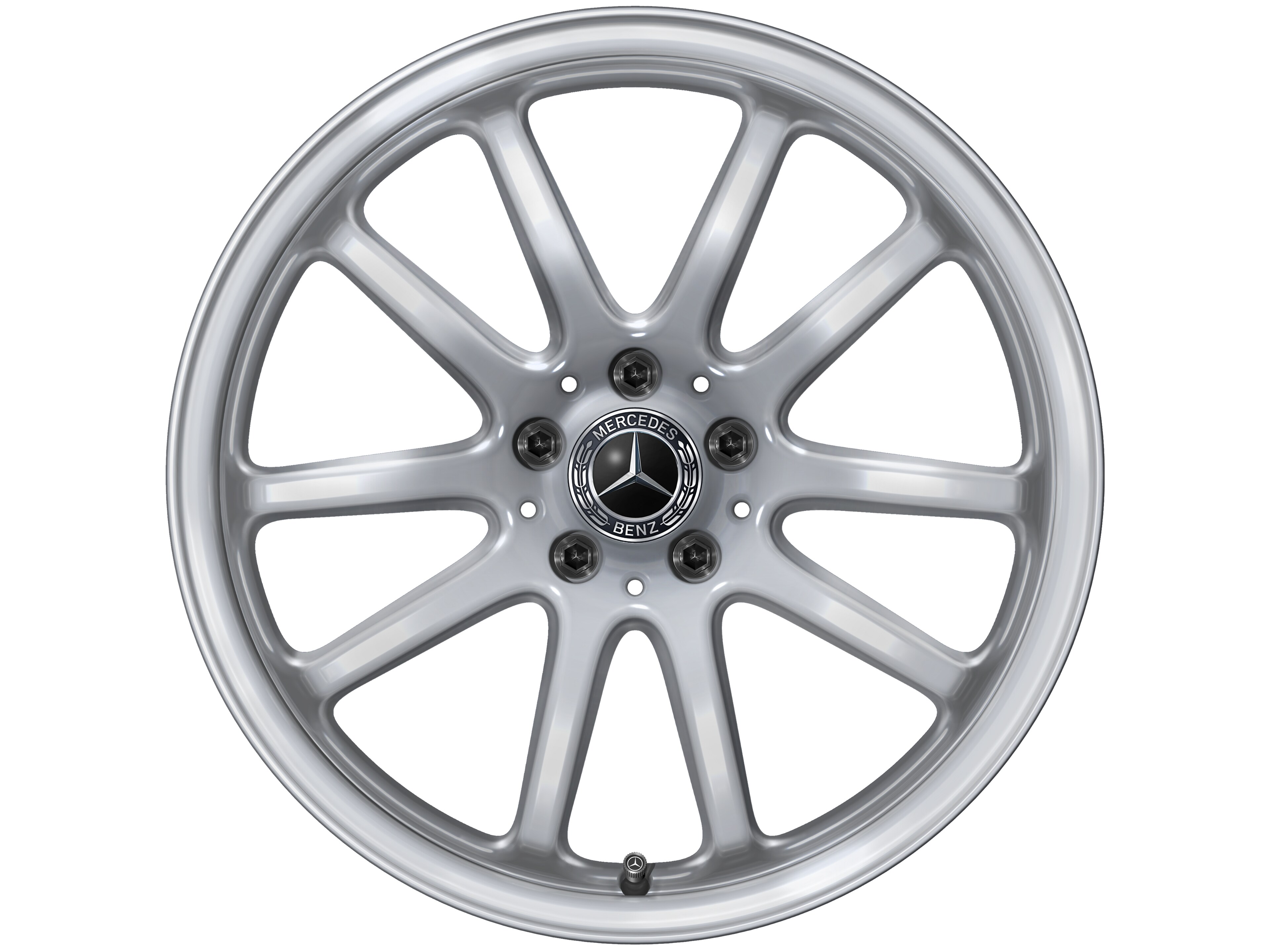 Vielspeichen-Rad, 19 Zoll, 8 J x 19 ET 30,5, vanadiumsilber