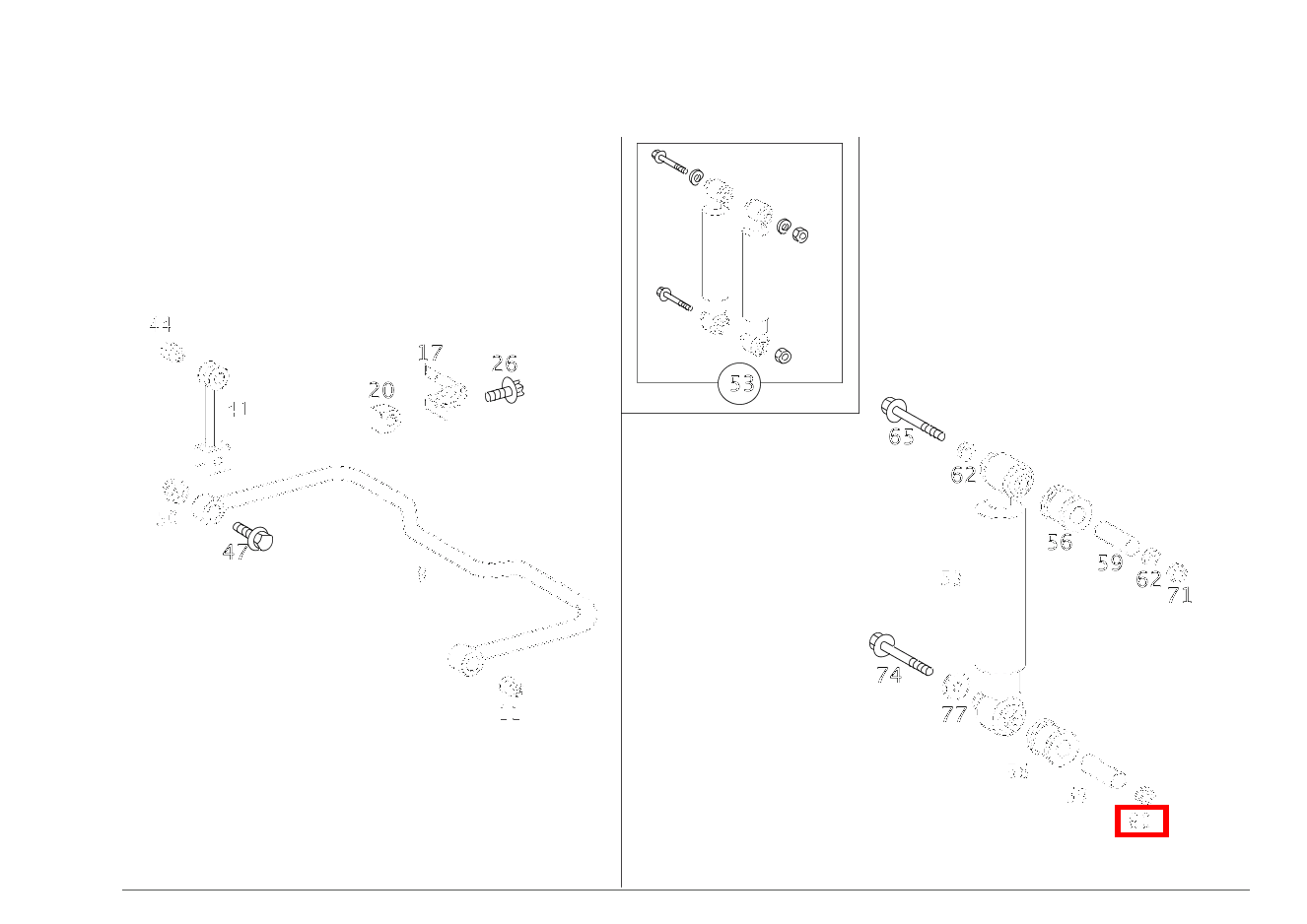 Mutter STOSSDAEMPFER AN HINTERACHSE; M14X1.5 416 4X2 3550 460 Mutter STOSSDAEMPFER AN HINTERACHSE; M14X1.5 416 4X2 3550 460