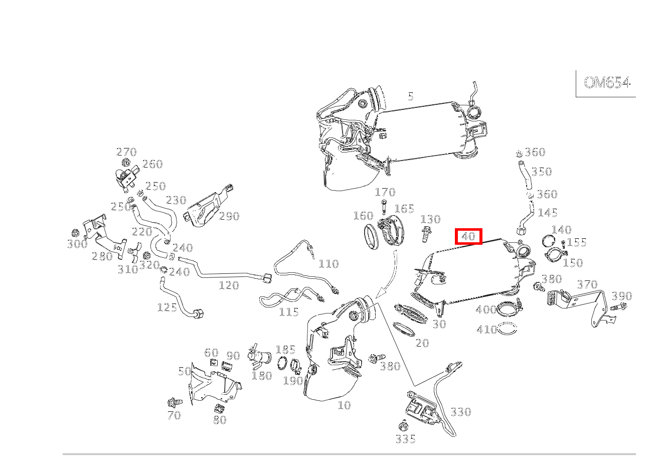 Dieselpartikelfilter Partikelfilter CLS 300 d 4MATIC 257