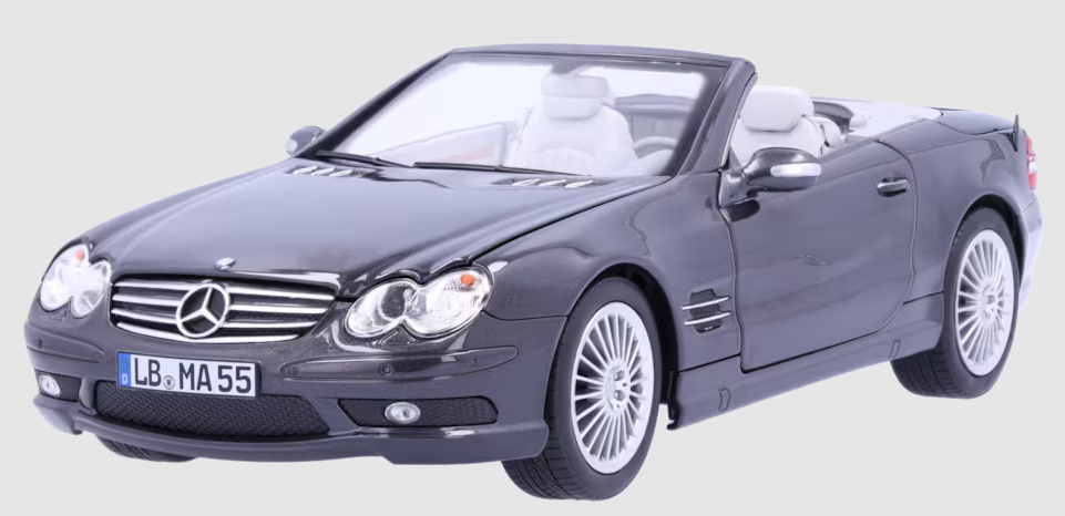 SL 55 AMG R 230 (2001-2006) obsidianschwarz, 1:18