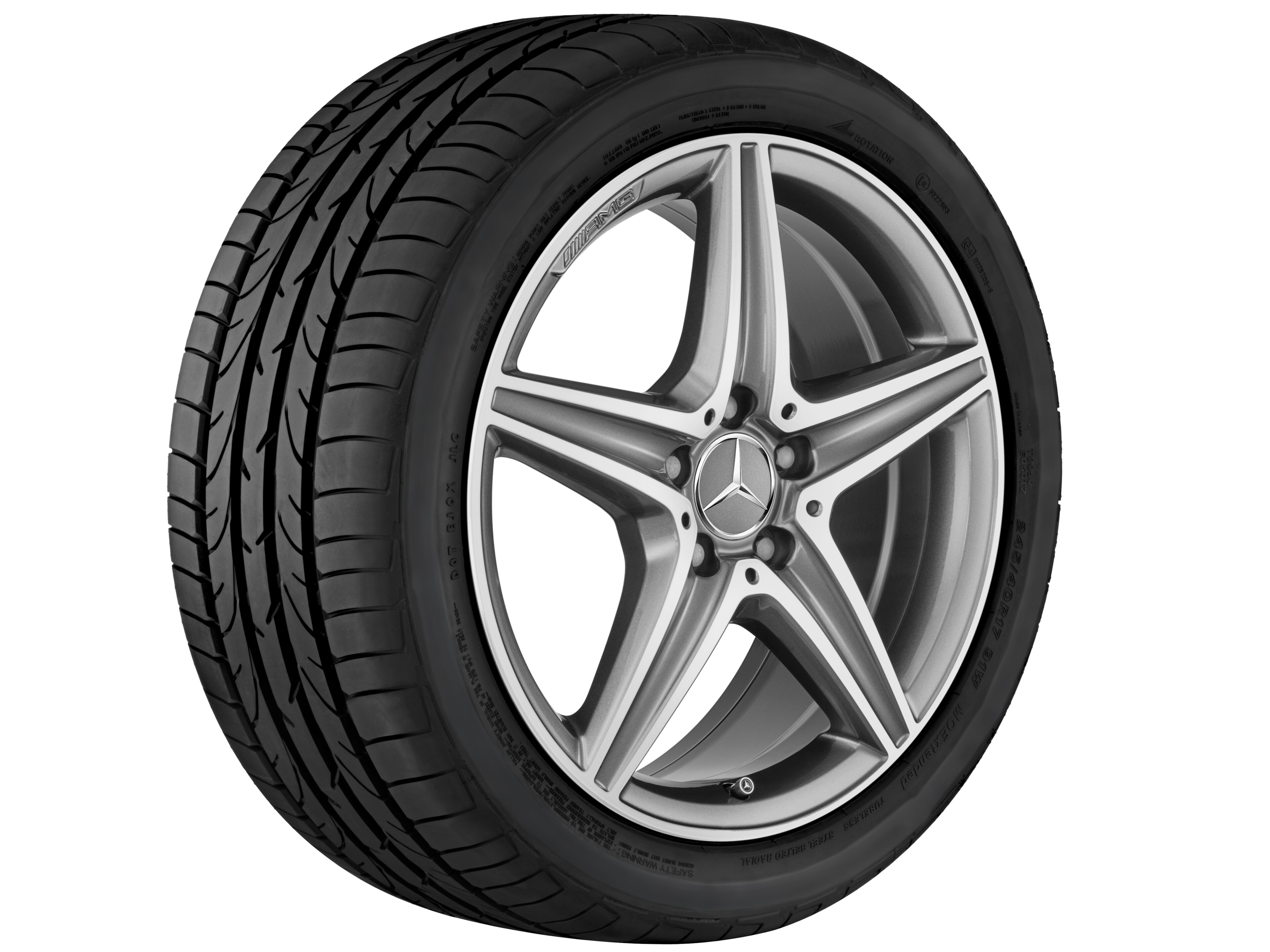 Mercedes-Benz - AMG 5-Speichen-Rad, 45,7 cm (18 Zoll) AMG 5-Speichen-Rad, 45,7 cm (18 Zoll)