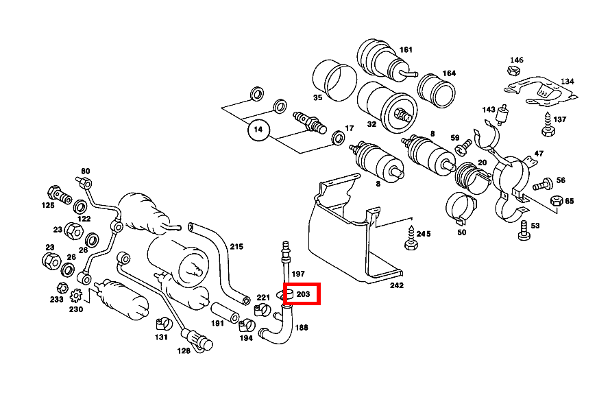 Schelle TANKFILTER ZUM WINKELSTUECK 560 SL 107 Schelle TANKFILTER ZUM WINKELSTUECK 560 SL 107