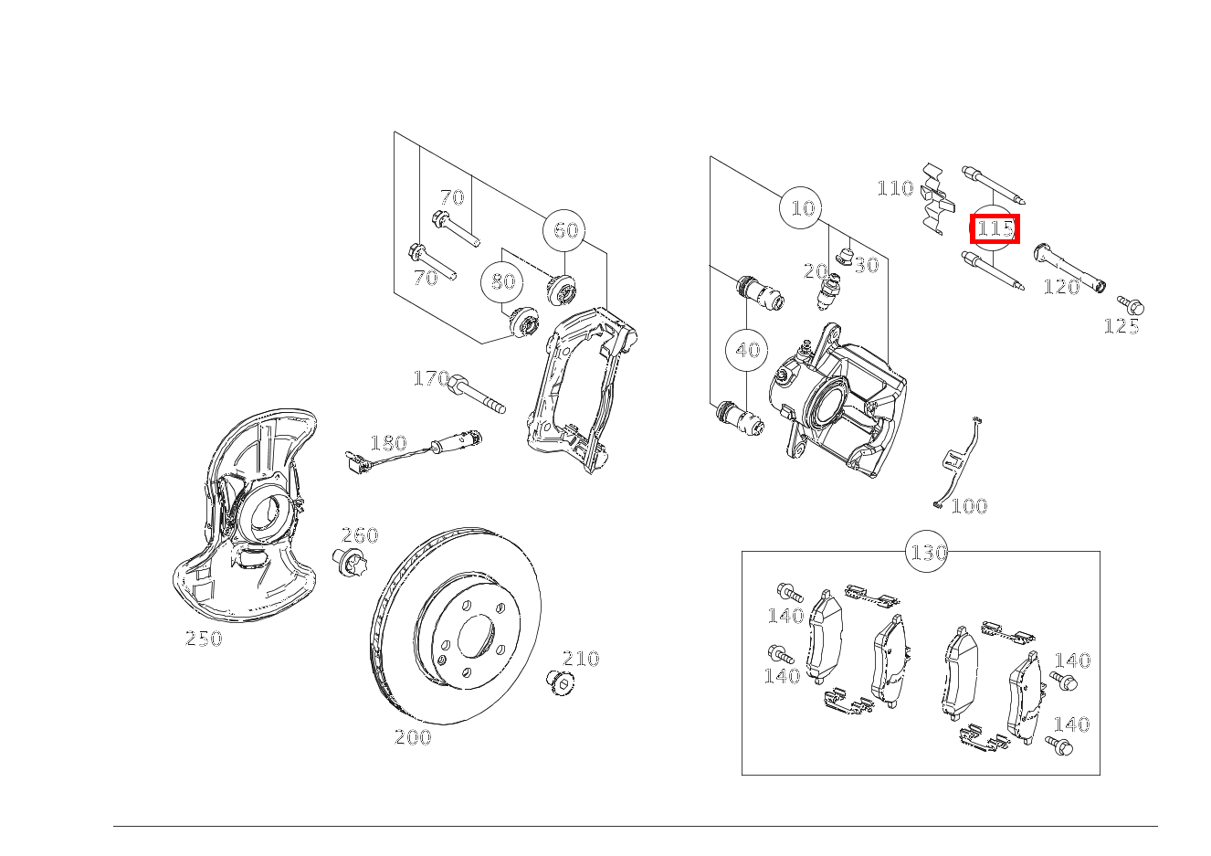 TEILESATZ FUEHRUNGSBOLZEN Teilesatz C63AMG BlackSeries 204 TEILESATZ FUEHRUNGSBOLZEN Teilesatz C63AMG BlackSeries 204