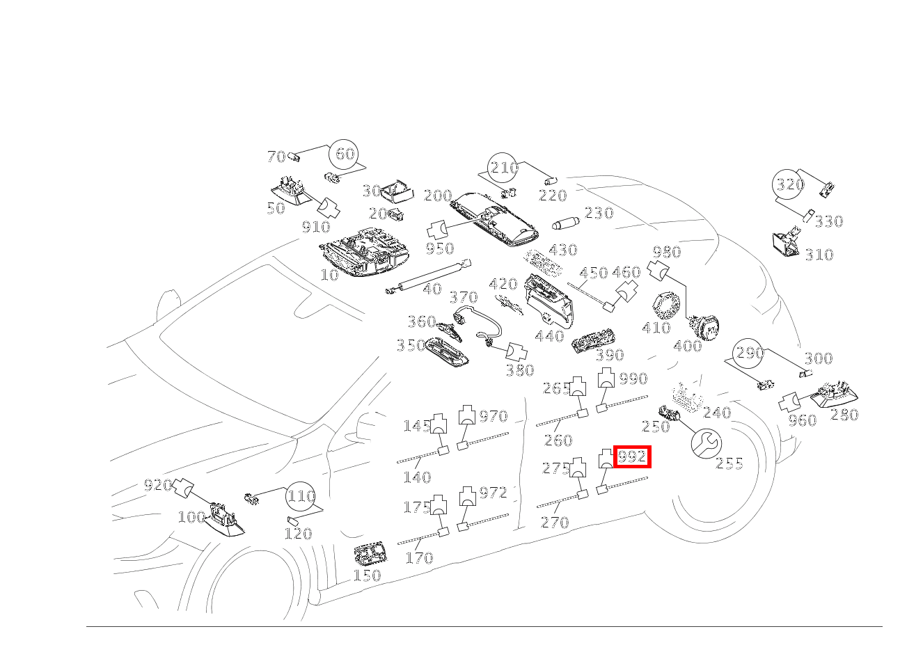 Stecker BELEUCHTUNG ARMLEHNE LINKS/RECHTS X157/7*3; 3-PIN MQS Mercedes-AMG GLA 45 4MATIC Sport Utility Vehicle 156 Stecker BELEUCHTUNG ARMLEHNE LINKS/RECHTS X157/7*3; 3-PIN MQS Mercedes-AMG GLA 45 4MATIC Sport Utility Vehicle 156